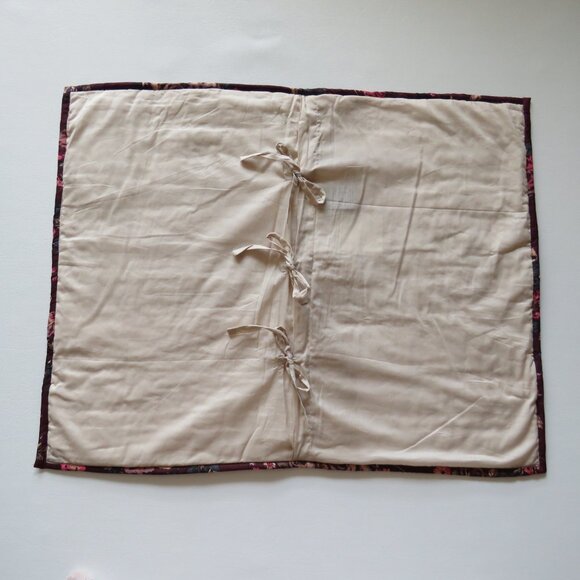 Large Quilted Patchwork Stripes Standard Pillow Case The Company Store Old Stock - Picture 7 of 16